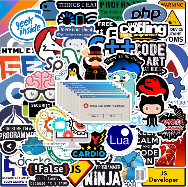 Geek Tech Stickers