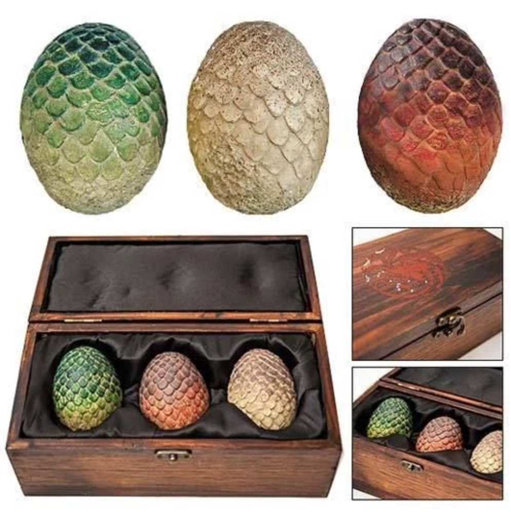 GoT Dragon Egg Collector Wooden Box Set