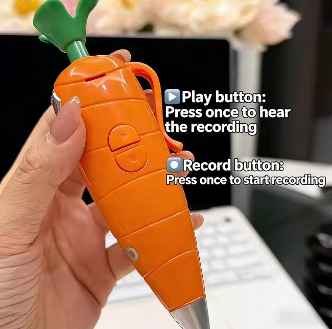 Carrot Pen Voice Recorder